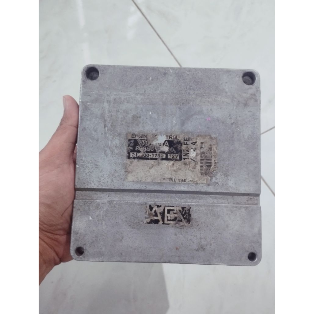 ECU TOYOTA YARIS BAKPAO GEN 1 1NZ MATIC MANUAL 2006 2007 2008 2009 2010 2011 2012 2013