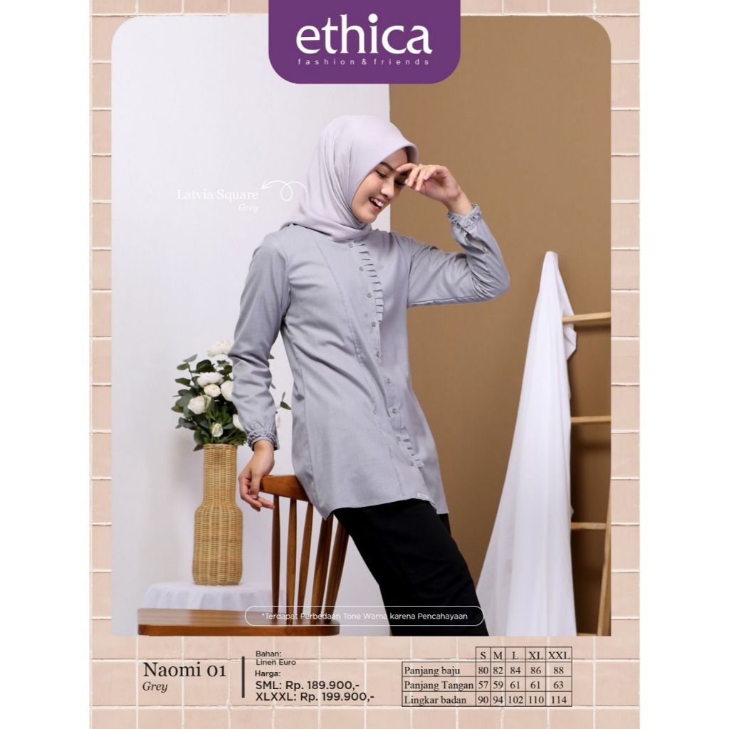 TUNIK ATASAN WANITA ETHICA SALE
