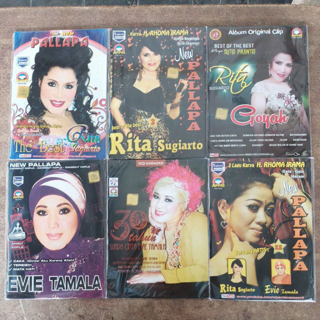 Vcd Original Rita Sugiarto,Evi Tamala Dkk