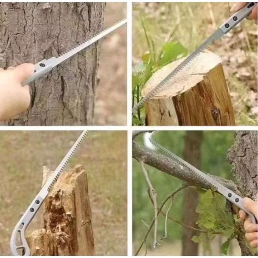 Gergaji Kayu Super Tajam  kecil lancip handle plastik