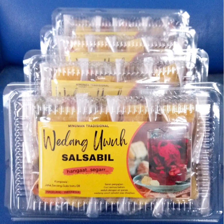 WEDANG UWUH REMPAH KOMPLIT GULA BATU ASLI WEDANG REMPAH YOGYAKARTA 1 bal 10 pack