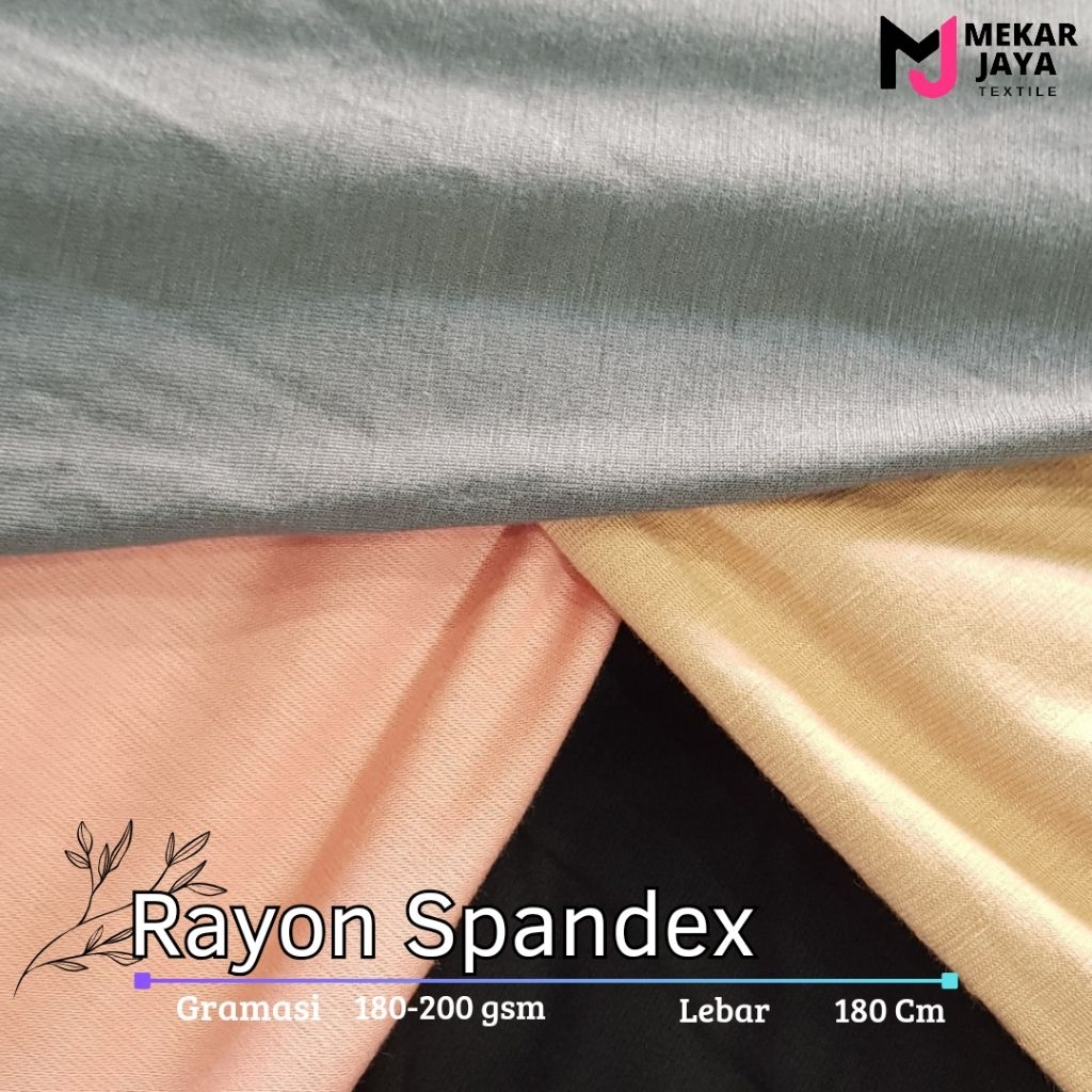 RAYON SPANDEX || RAYON SUPER Ecer