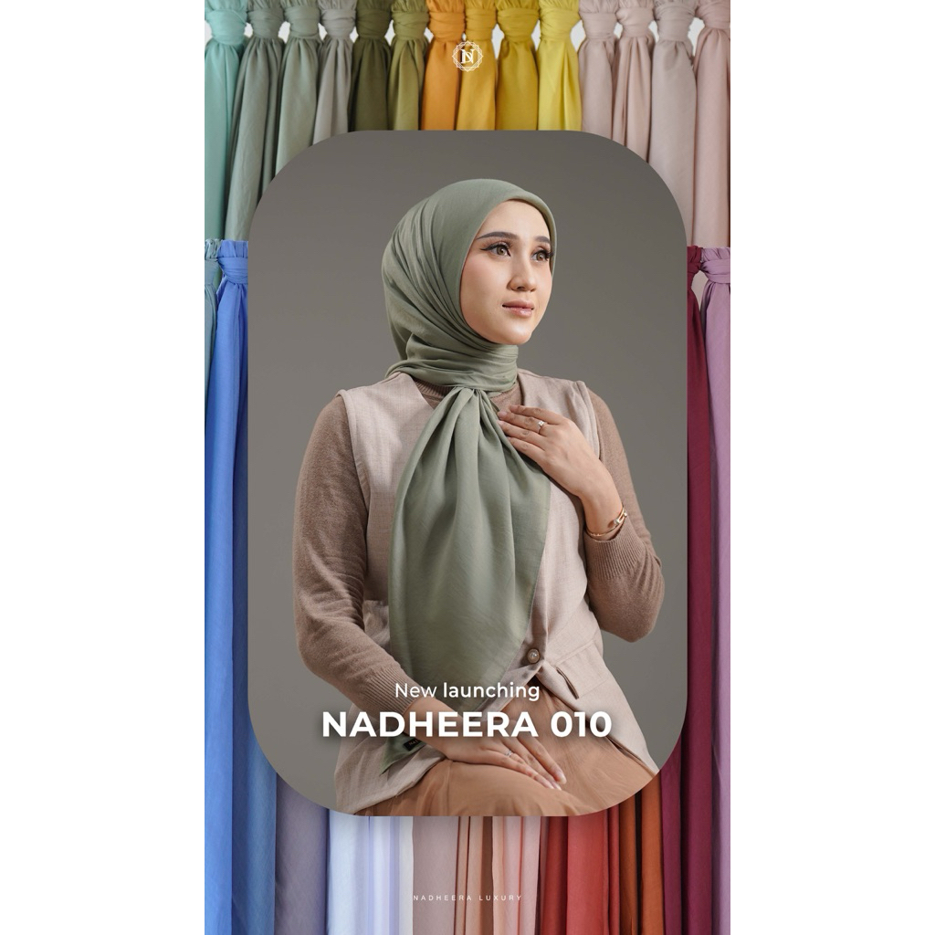 NADHEERA 010 hijab segiempat by Nadheera Luxury
