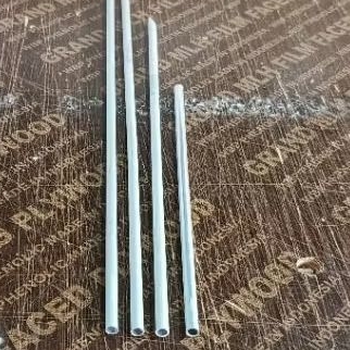 Pipa aluminium OD 6mm ID 5mm panjang 30cm