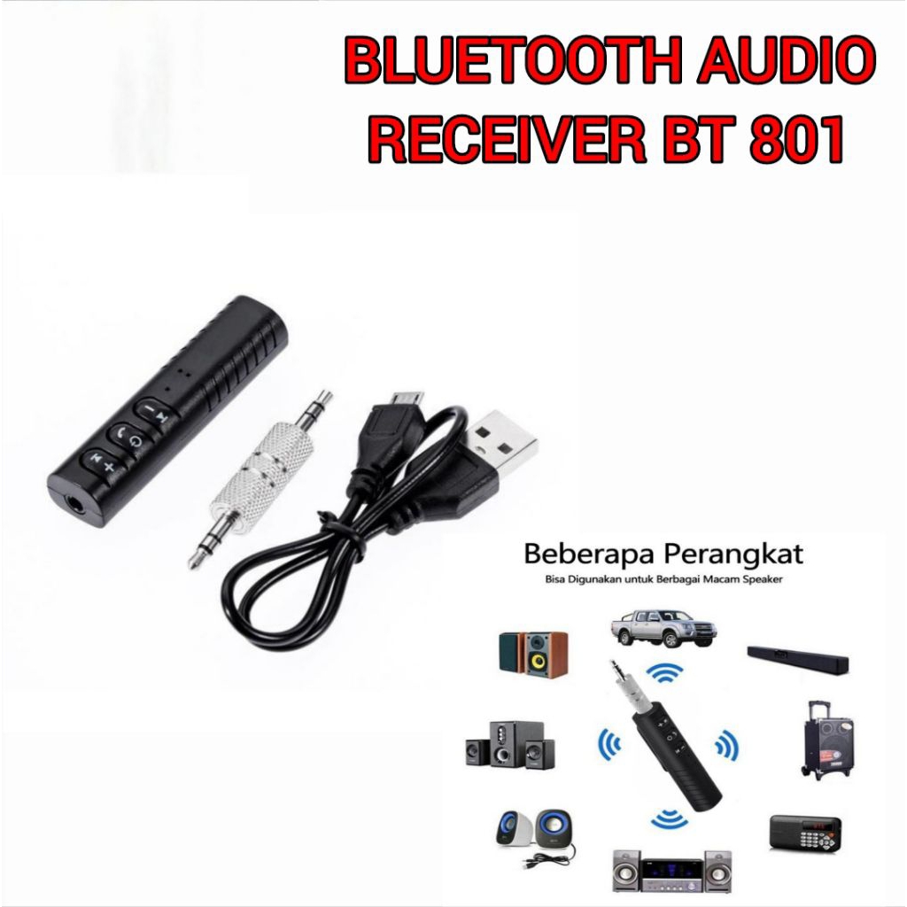 BLUETOOTH AUDIO RECEIVER AUX BT 801