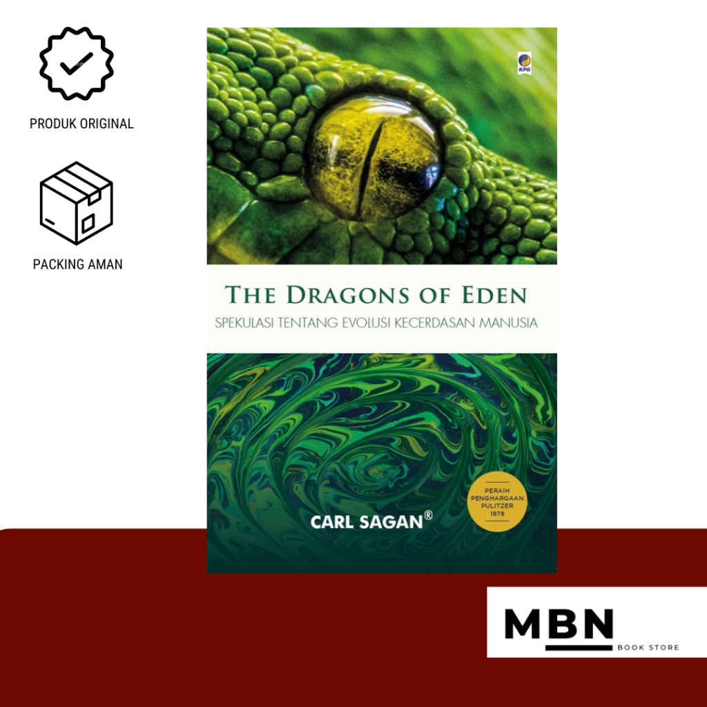 BUKU THE DRAGONS OF EDEN - CARL SAGAN