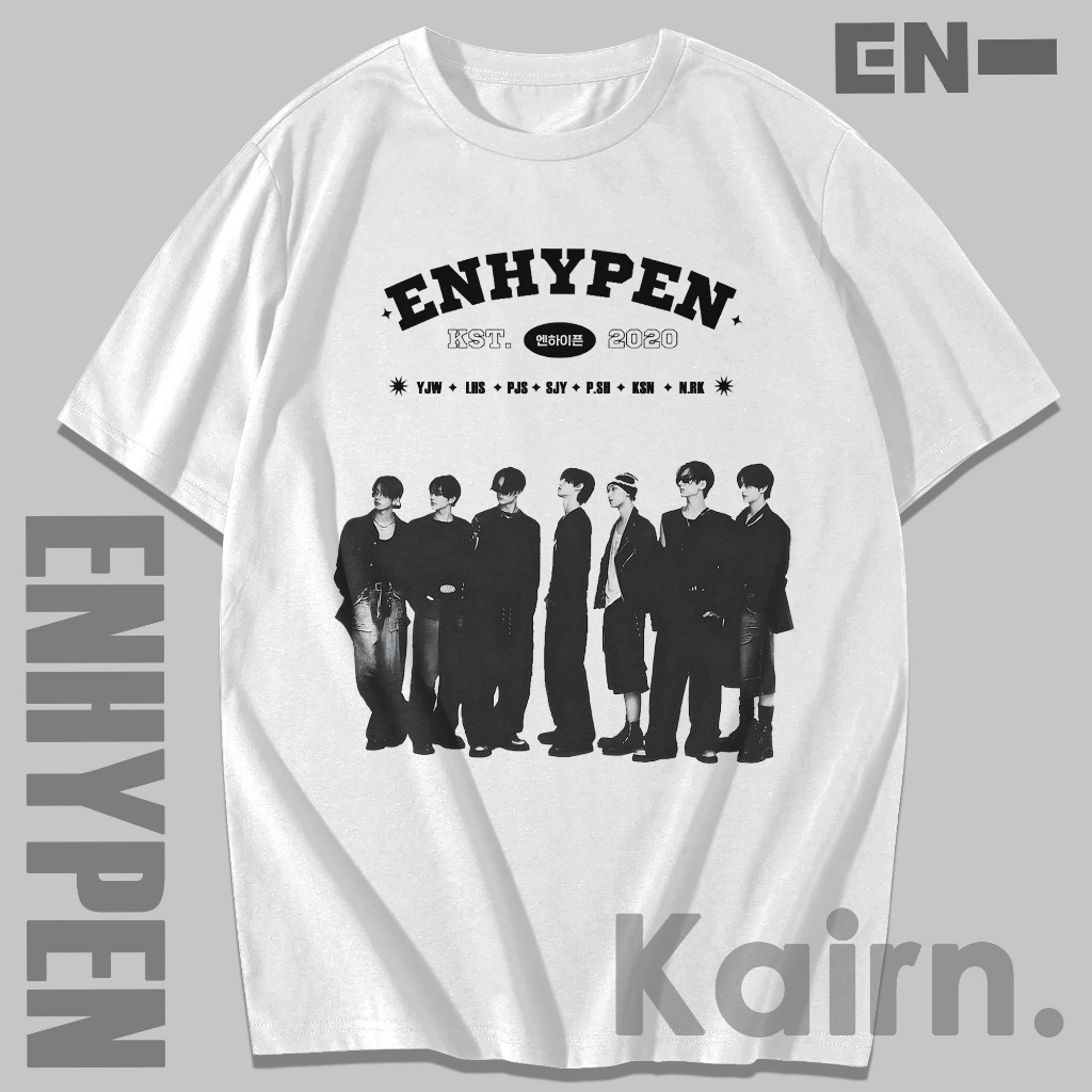 KAIRN - KAOS ENHYPEN -KST 2020 / TSHIRT ENHYPEN / KAOS ENGENE / FANSMERCH