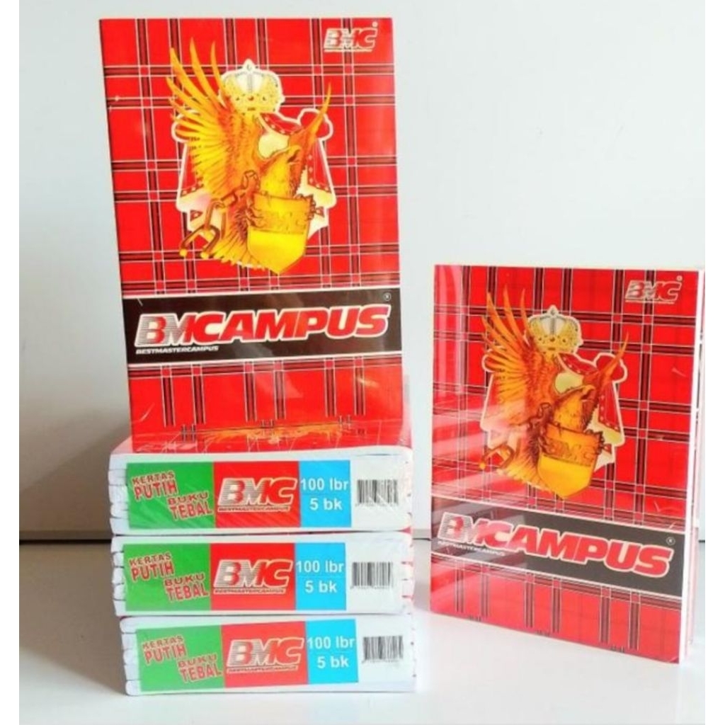 (5 pcs) Buku Tulis Campus BMC 100 Lembar