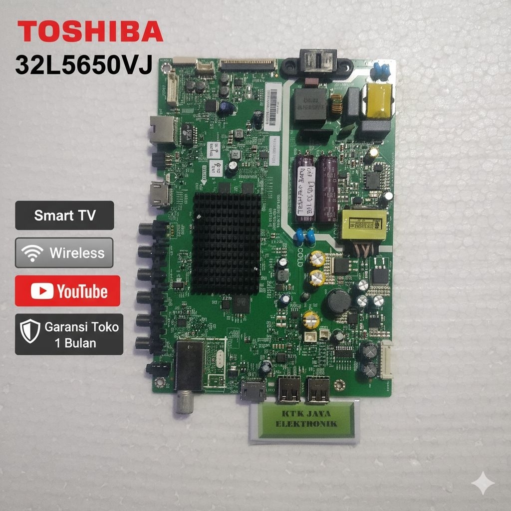 MAINBOARD TOSHIBA 32L5650VJ- MOTHERBOARD- MB TV LED TOSHIBA 32L5650VJ