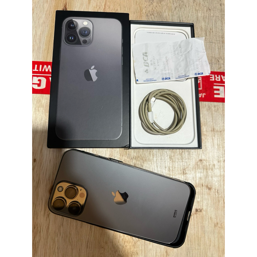 iphone second 13 promax 128 fullsett ibx