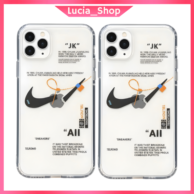 Case Oppo A5S A7 A11K A12 F9 A15 A15S A35 2021 A16 A16S Casing Softcase Nike Air JK Silicon Transpar