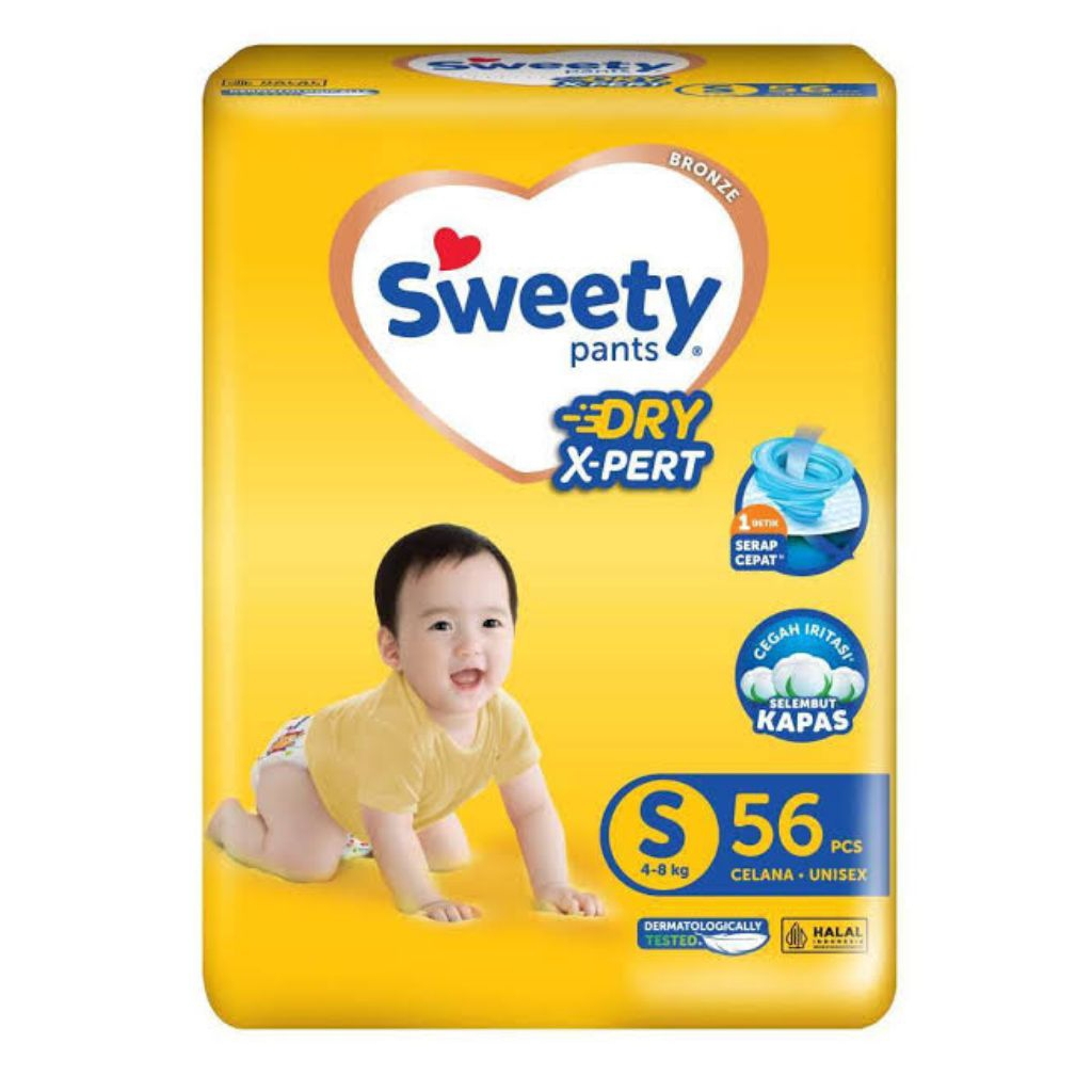 Pampers Sweety Bronze Ukuran S56