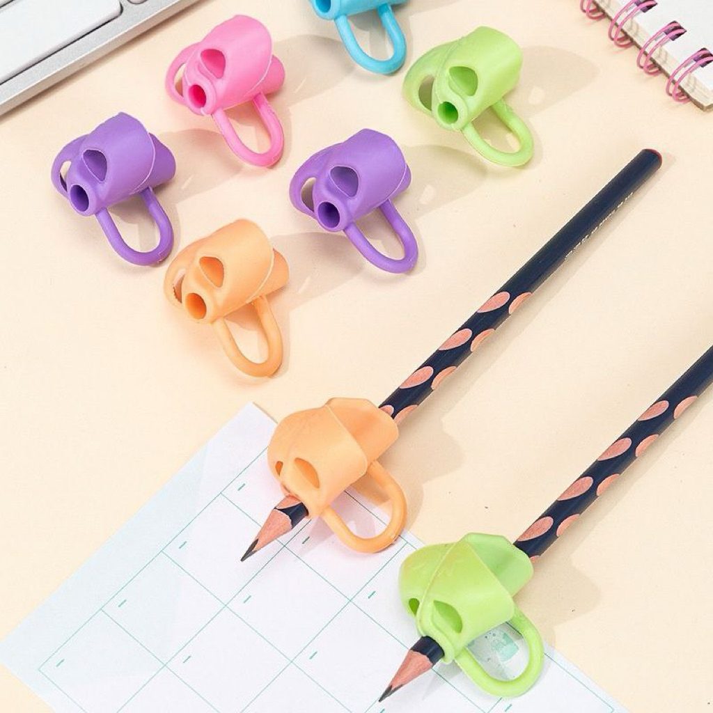 Alat Bantu Tulis Anak TK Paud/Alat Bantu Belajar Menulis Anak Silicone Trendi Fashion