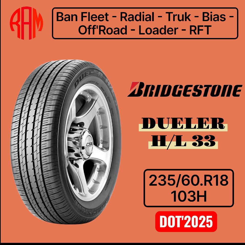Ban Mobil bridgestone Dueler H/L33 235/60.R18 103H