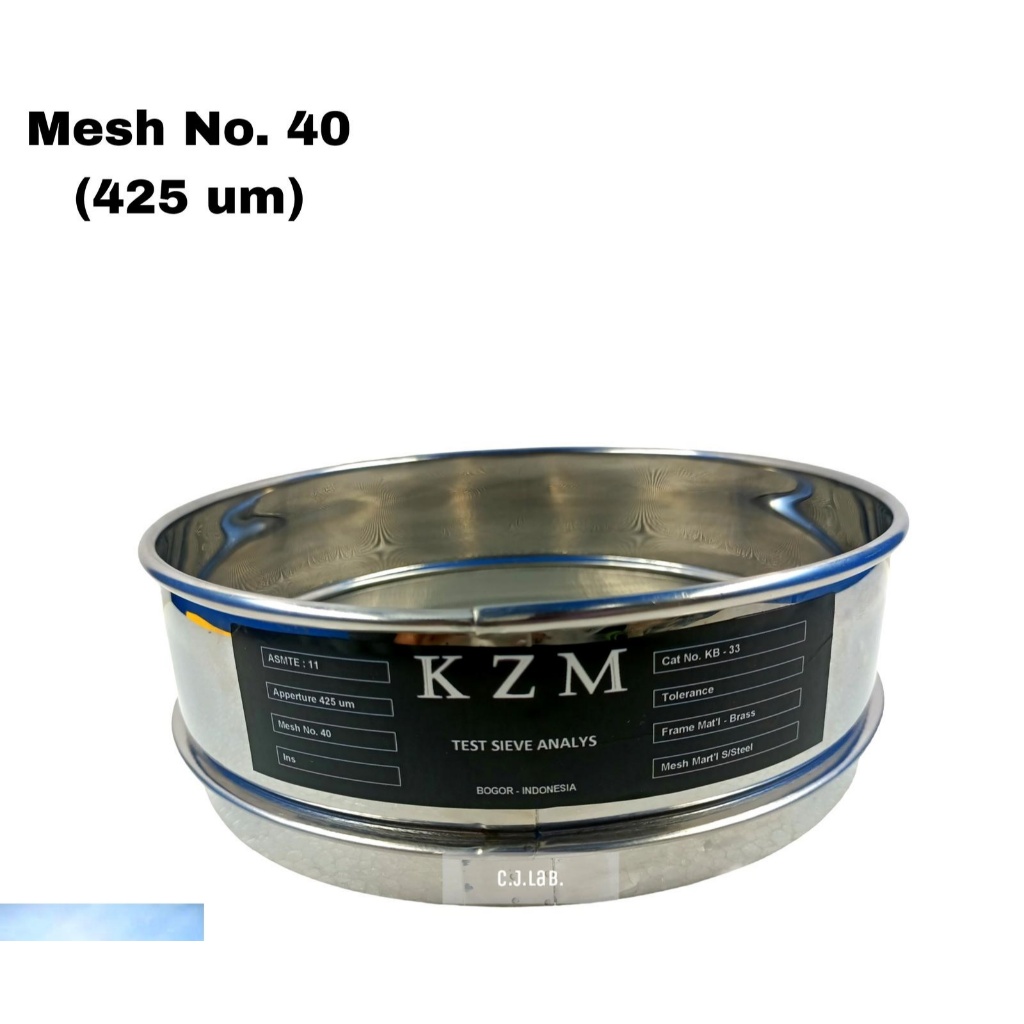 Sieve Ayakan Stainless Mesh 40 Test Mesh 40 (425 um)