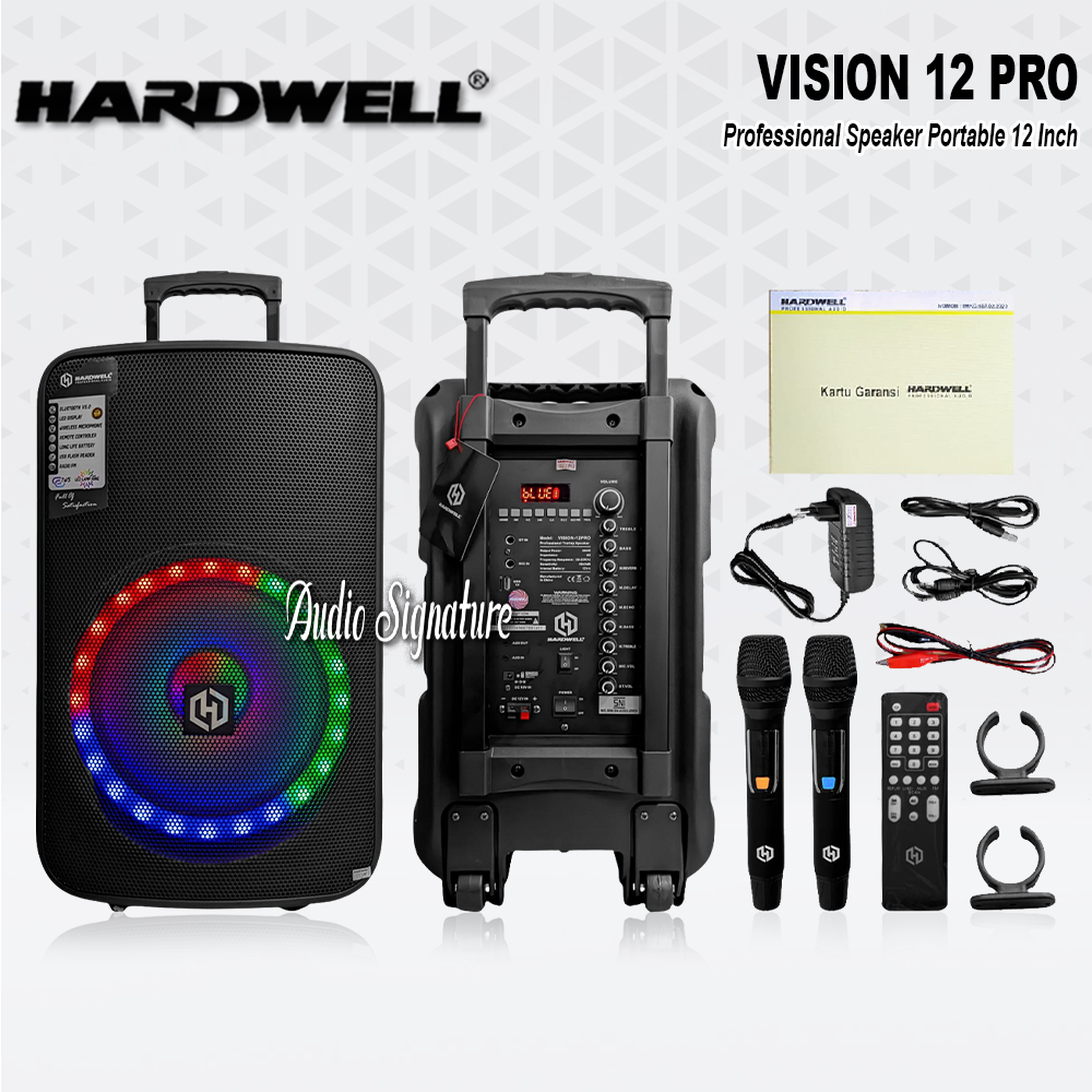 Speaker Portable Meeting 12 Inch HARDWELL VISION 12PRO | VISION 12 PRO Original