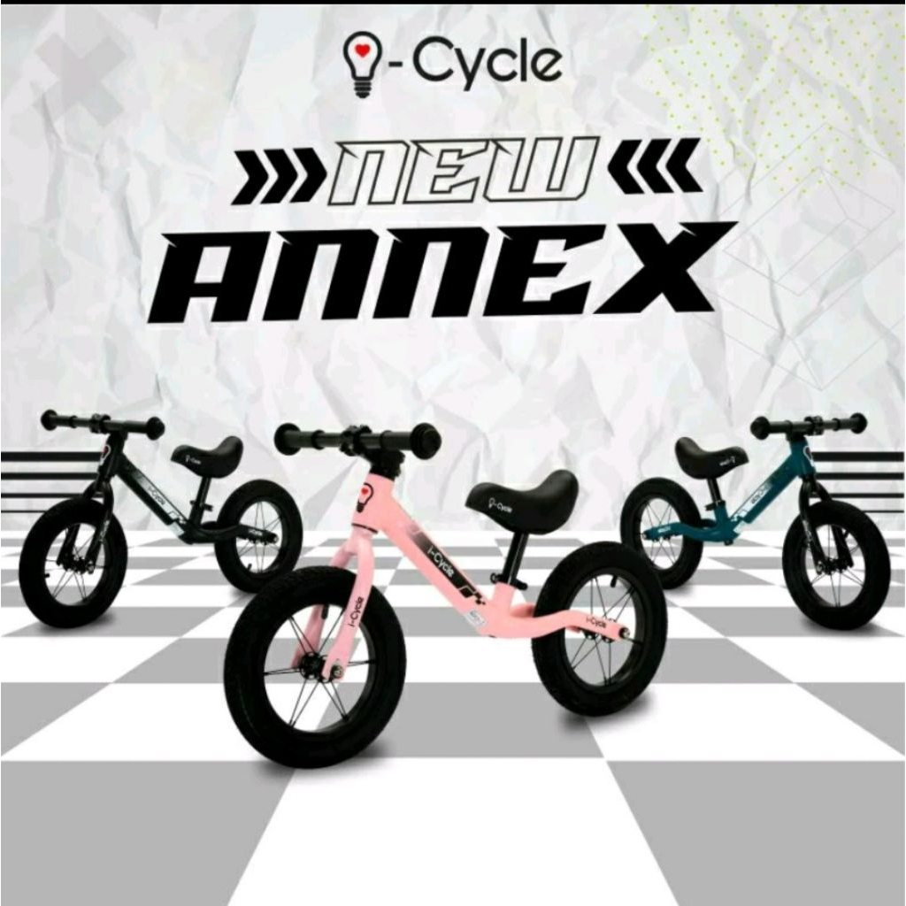 Pushbike Push Bike balance Sepeda Keseimbangan I Cycle Annex