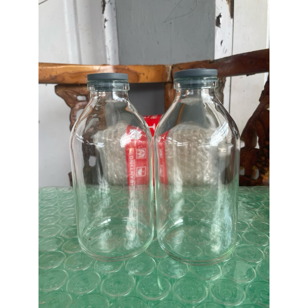 Botol kaca 250ml / Botol vial 250ml /Botol kaca ASI / Botol minuman