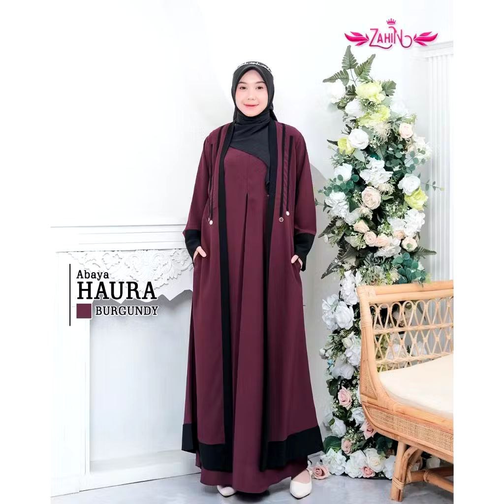 HAURA ABAYA ZAHIN , EMIRA DRESS ZAHIN,Haura outer zahin, GAMIS SABRINA, GAMIS OUTER POLOS