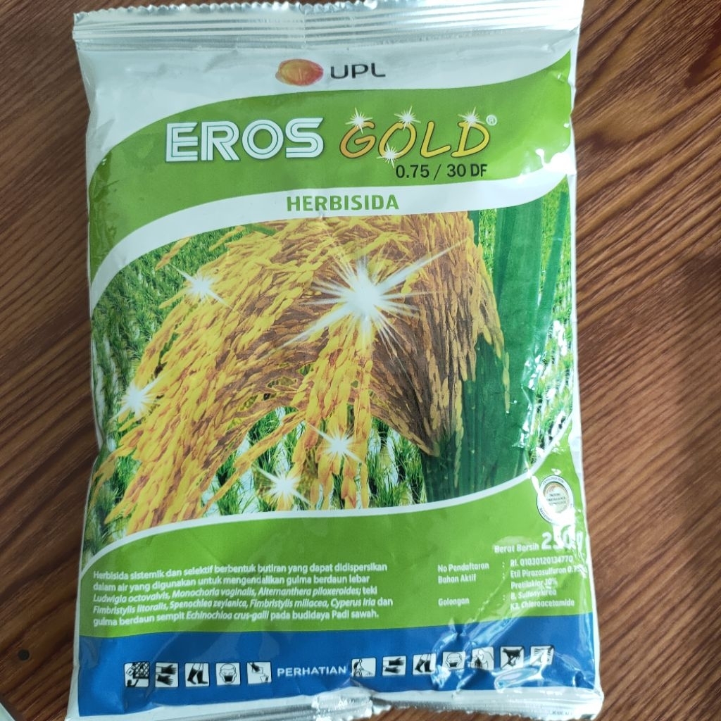 eros gold  herbisida padi