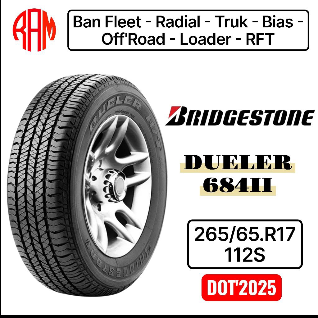 Ban Mobil Bridgestone Dueler 684II 265/65 R17 112S