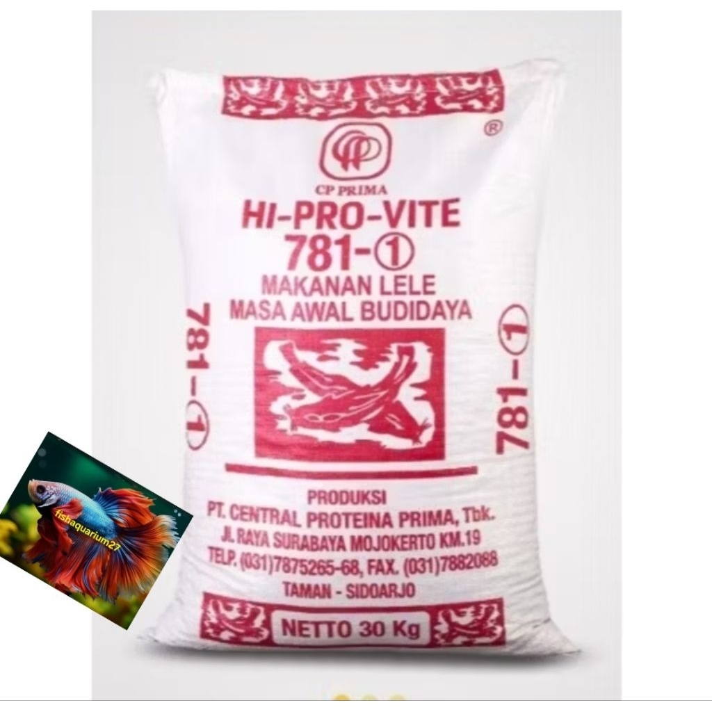 PELET LELE HI-PRO-VITE 781-(1) PAKAN LELE 1KG