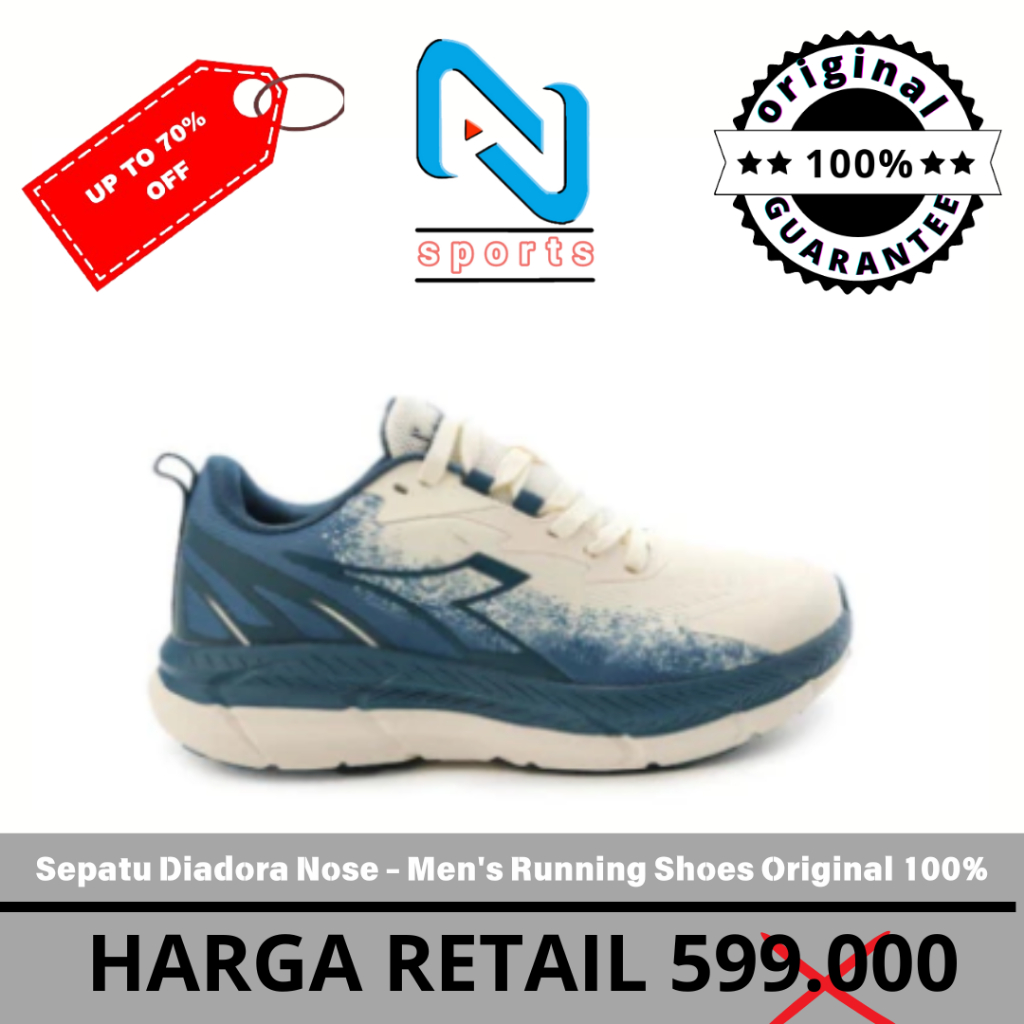 Sepatu Diadora Nose - Men's Running Shoes Original 100%