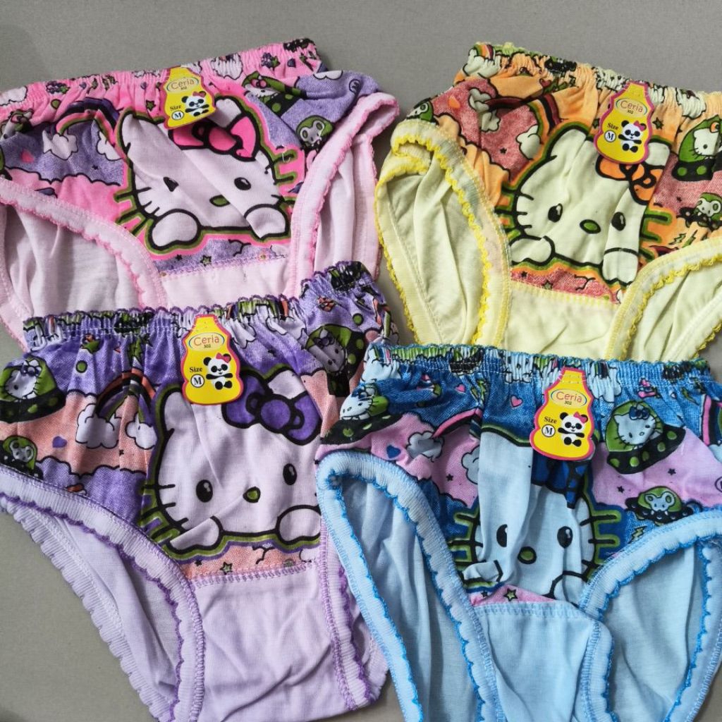 CD CERIA HELLO KITTY celana dalam anak cewek perempuan halus