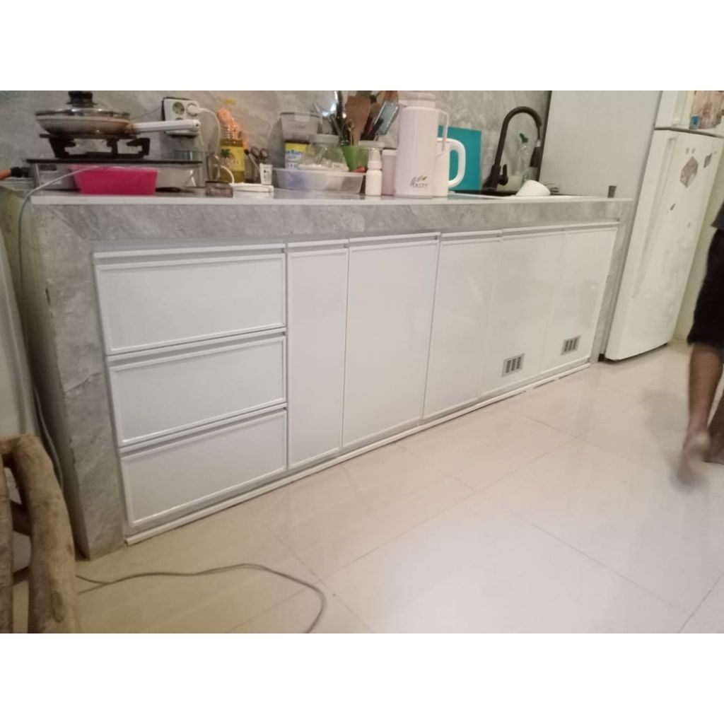 LEMARI KITCHEN SET ALUMINIUM MINIMALIS ✨