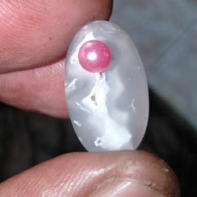 Batu Anggurre Motif Combong Asli Semeru