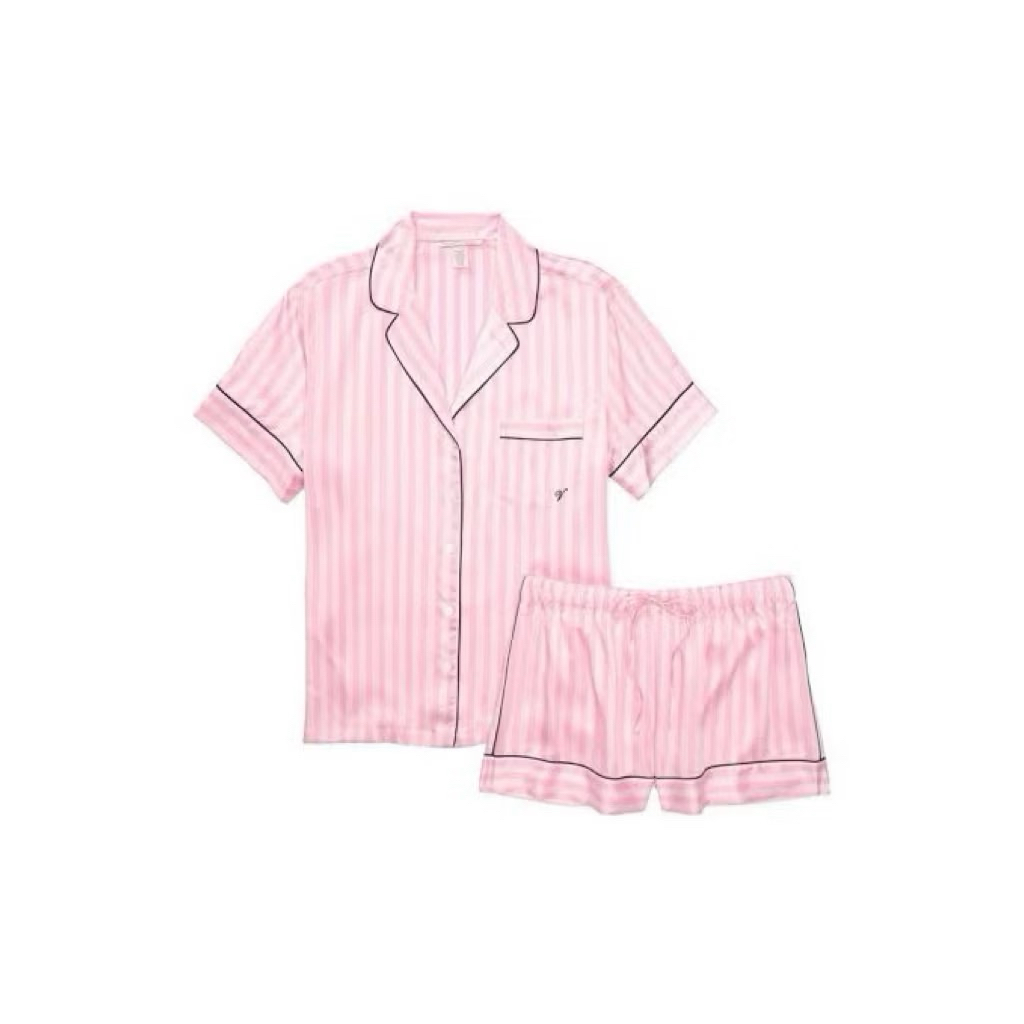 VS Set Piyama/Pajamas VS Pendek baru original ukuran L