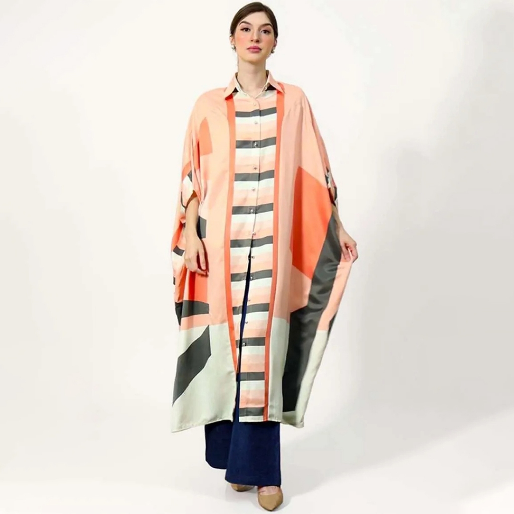 Kanzi Collection Exclusive Collared Kaftan