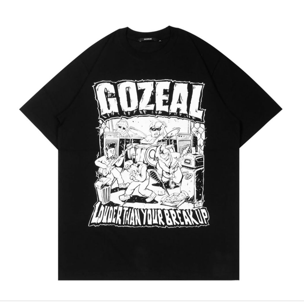 T-Shirt Gozeal Catalog STUDIO Baju Kaos Gozeal Black Series