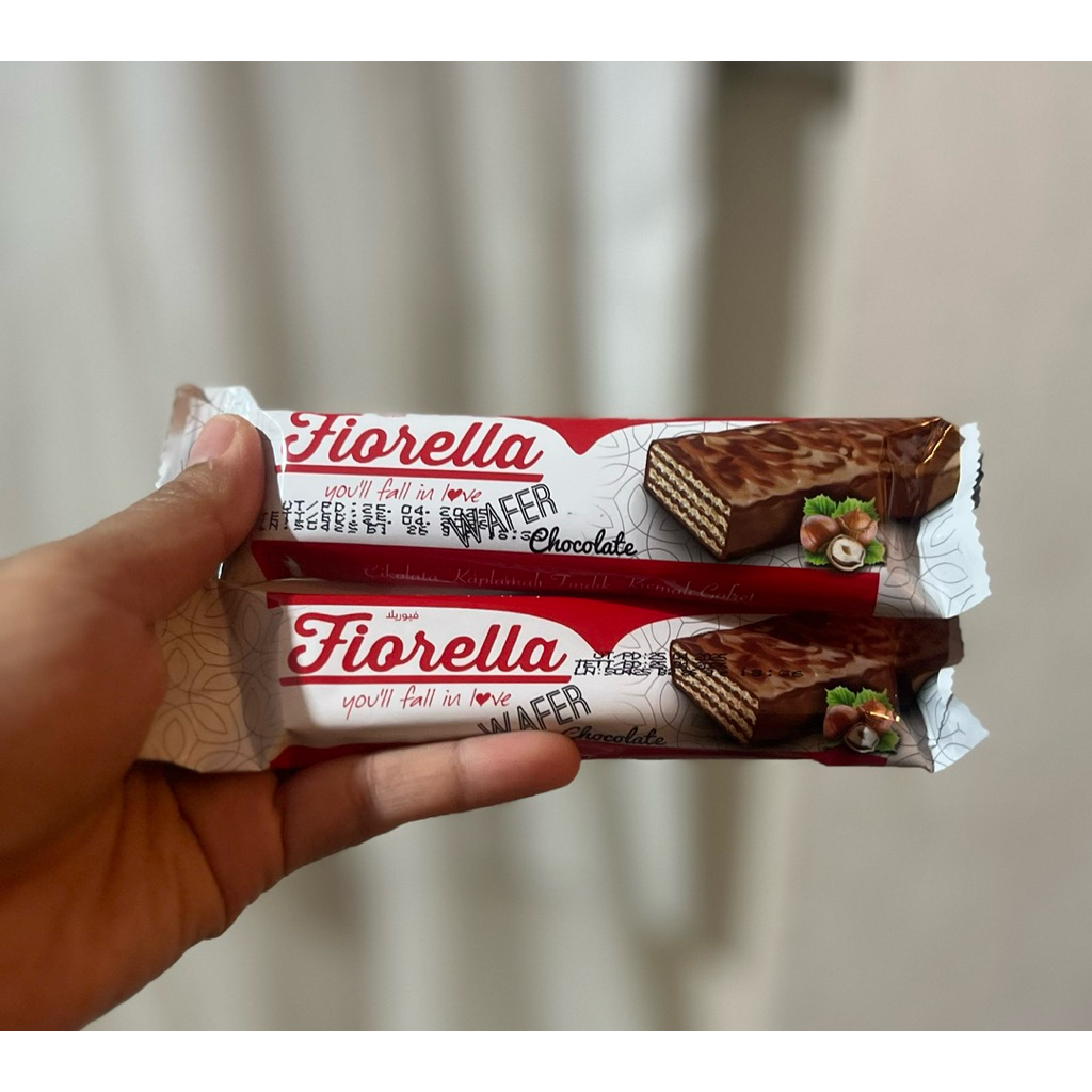 READY STOK FIORELLA GOFRET WAFER CHOCO HAZELNUT WAFER BITTER DARK CHOCO MILK CHOCO ORIGINAL