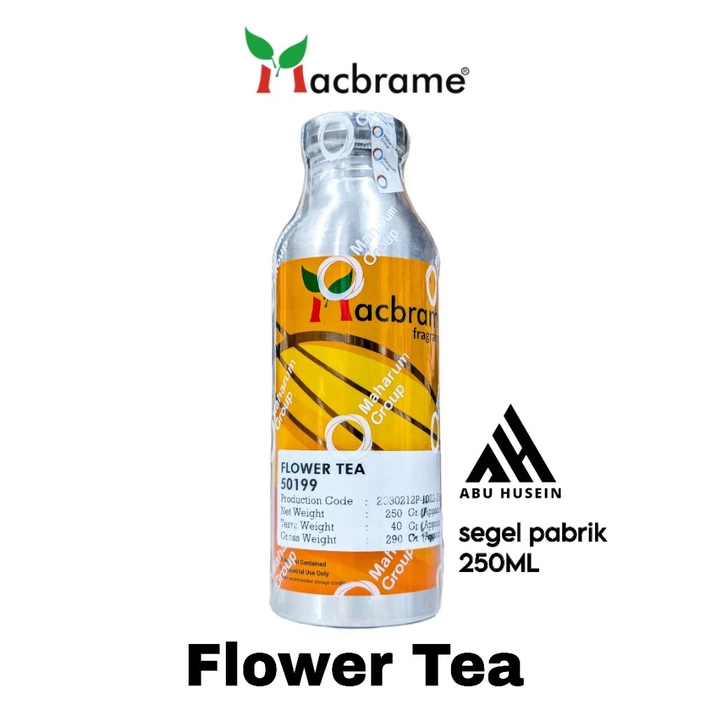FLOWER TEA 250ML PRODUK MACBRAME SEGEL PABRIK (untuk keterangan baca deskripsi produk)