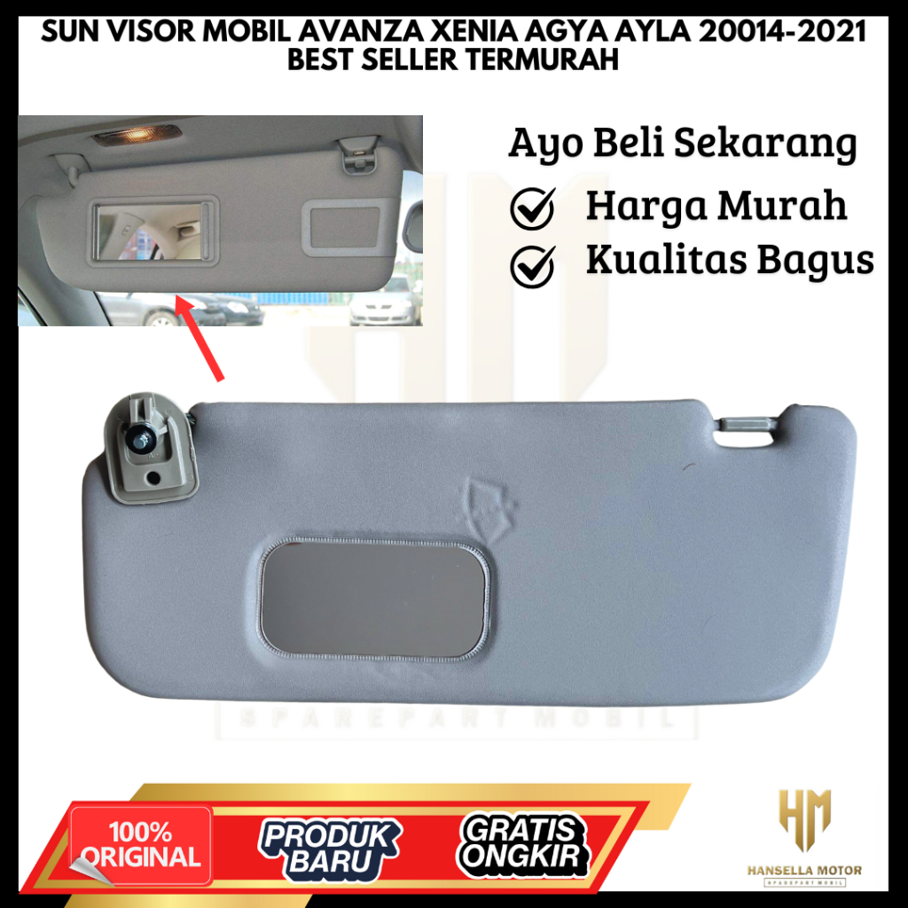 Sun Visor Mobil Avanza Xenia Agya Ayla 2014-2018 Best Seller Termurah