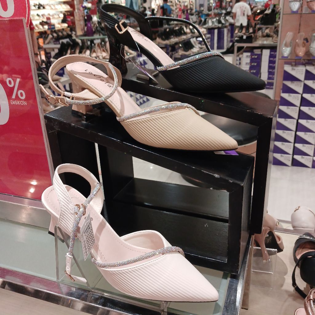 sepatu wanita heels 6cm LAVIOLA ori dari matahari
