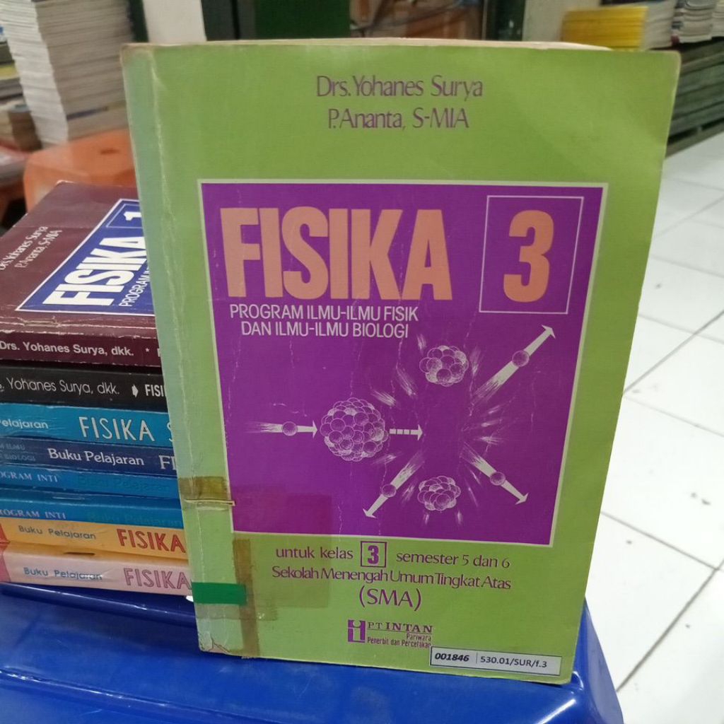 FISIKA UNTUK SMA KELAS 3 SEMESTER 5 DAN 6 TAHUN 1988(DRS.YOHANES SURYA) BUKU SECOND