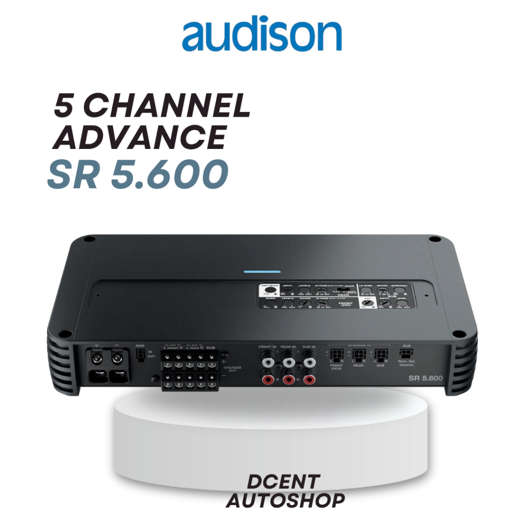 Power Amplifier Mobil - Amplifier SR 5.600 - 5 Channel - Class  D - Amplifier Audio Mobil - Plug N P