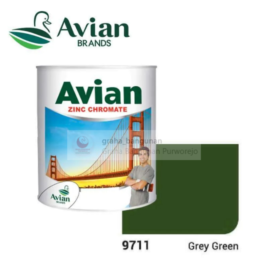 Avian Zinc Chromate 1 Kg (Cat Dasar Besi)