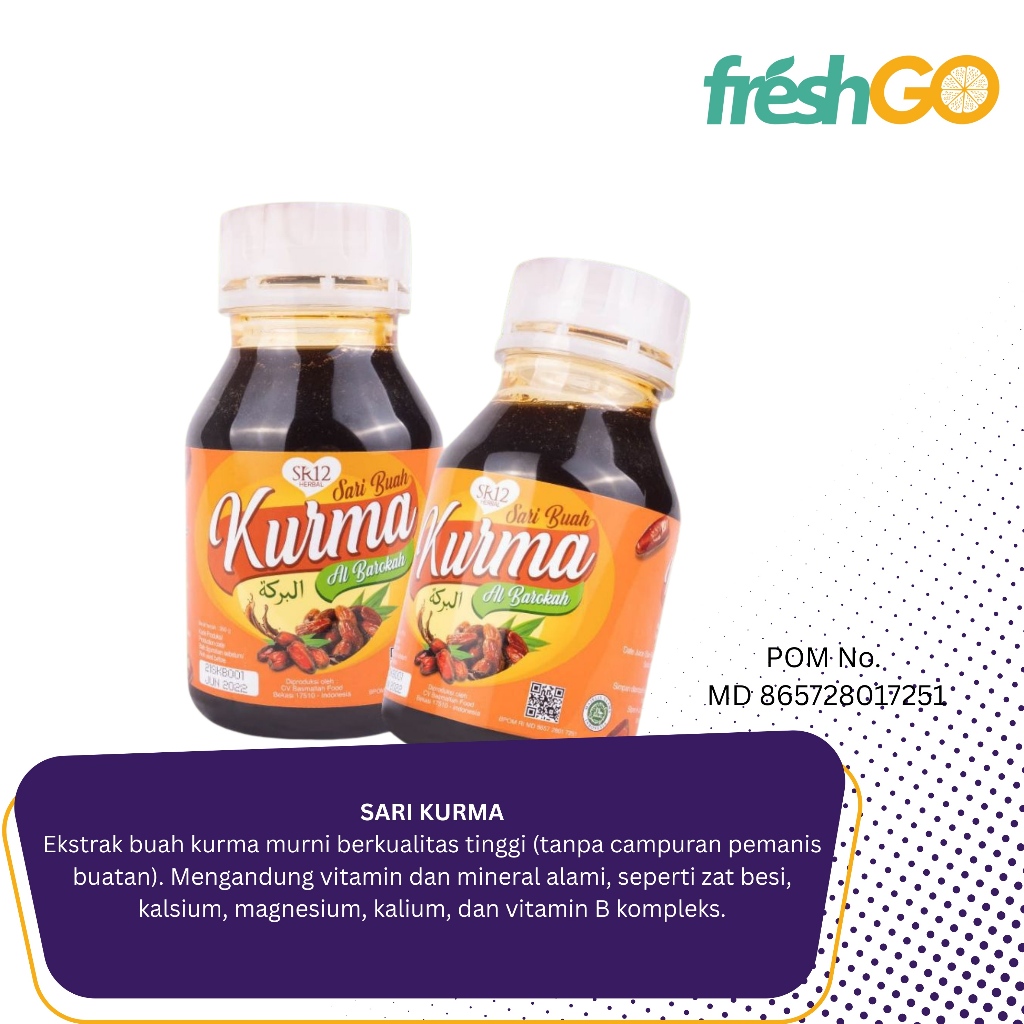 SARI KURMA ASLI 100% / SARI KURMA SR12 / SARI KURMA MURNI / SARI KURMA TANPA CAMPURAN / SARI KURMA O