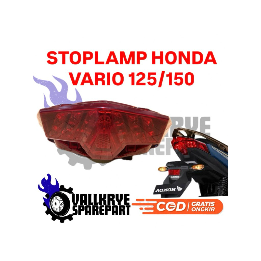 STOPLAMP VARIO - STOPLAMP LAMPU BELAKANG HONDA VARIO 125/150 LED NEW - ORIGINAL SECOND