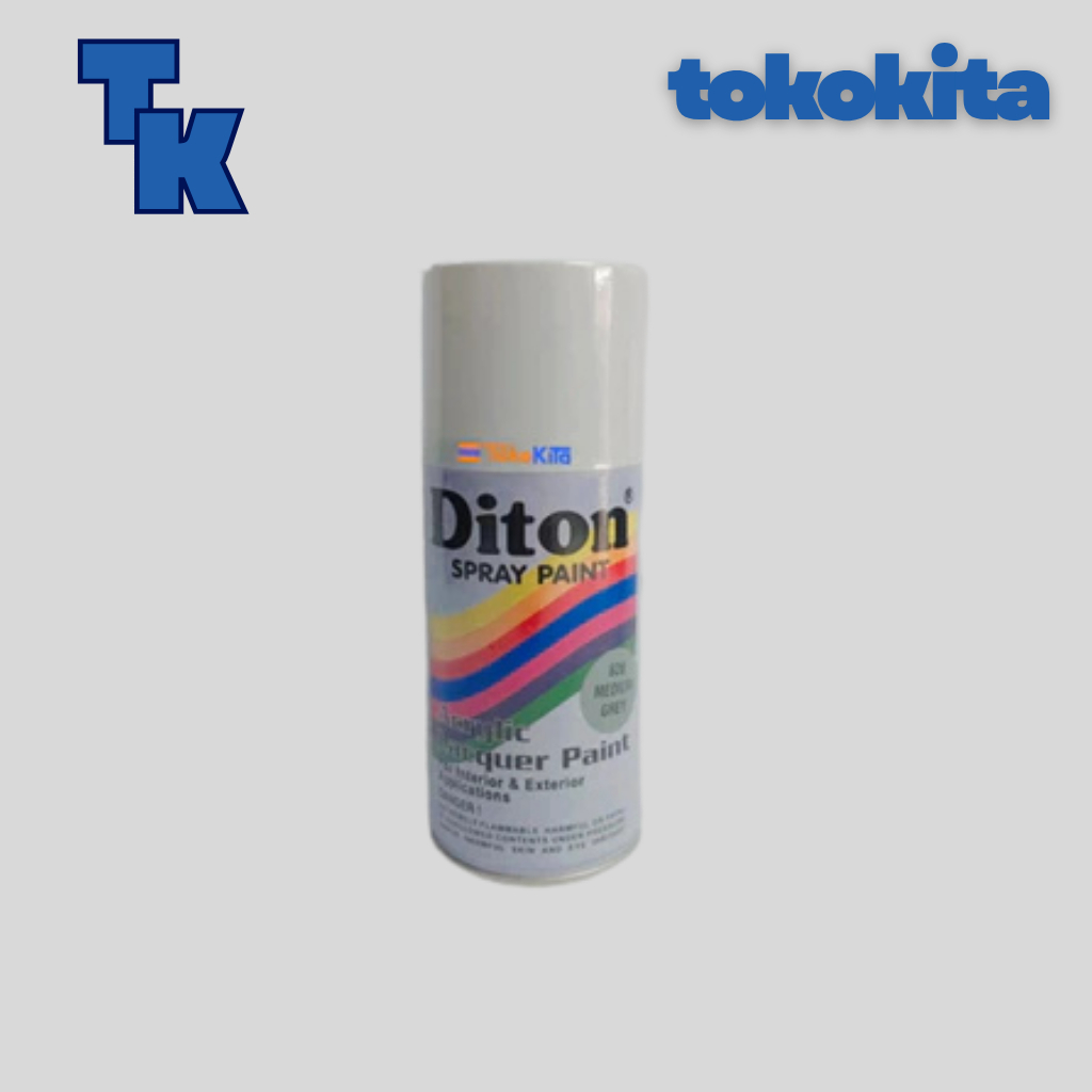 cat Spray DITON warna Hitam Metalik 8139 Metalic Black