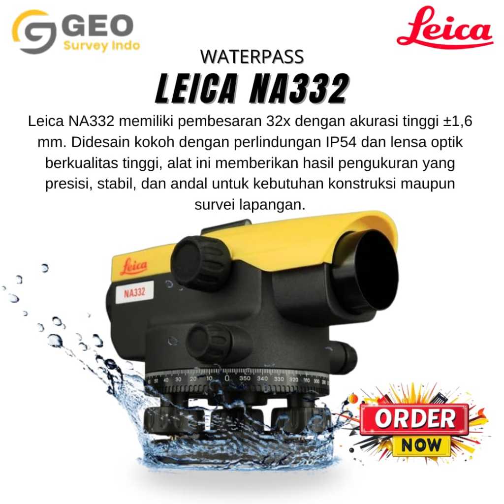 Leica NA332 Automatic Optical Level / Waterpass NA 332 - Leica NA332