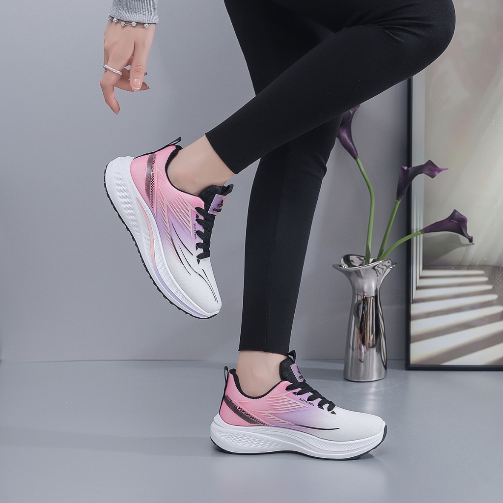 NEW BIG SALE COLLIN SEPATU OLAHRAGA DEWASA RINGAN KEKINIAN WARNA GRADASI WANITA PRIA SNEAKERS