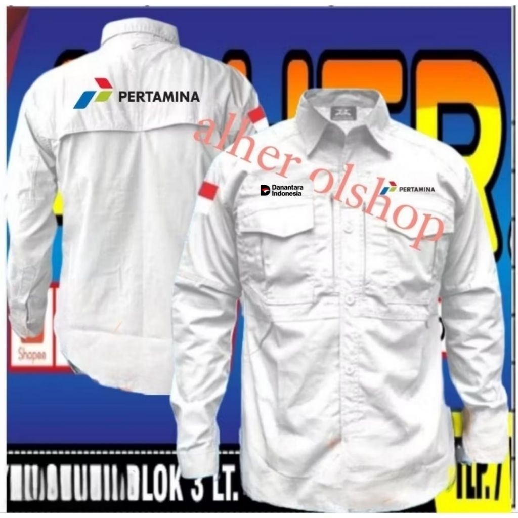 kemeja tactical Pertamina baju tactical Pertamina seragam tactical Pertamina kemeja Pertamina baju P