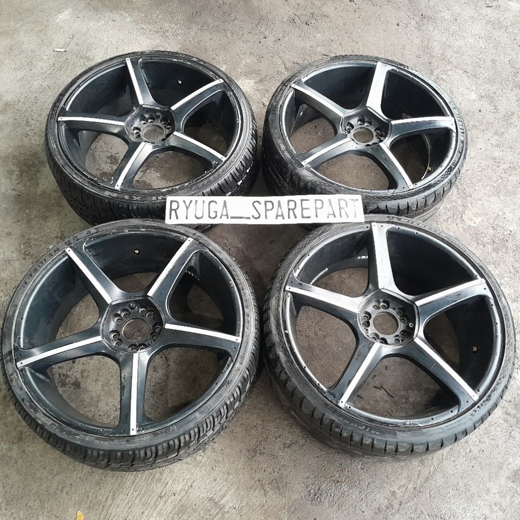 Velg Ring22 Lebar 9 FORGIATO ARMAGEDDON 22×9J PCD 5x120 ET 40 BAN MiCHELIN DAN NEXEN 255/30 R22 BMW 