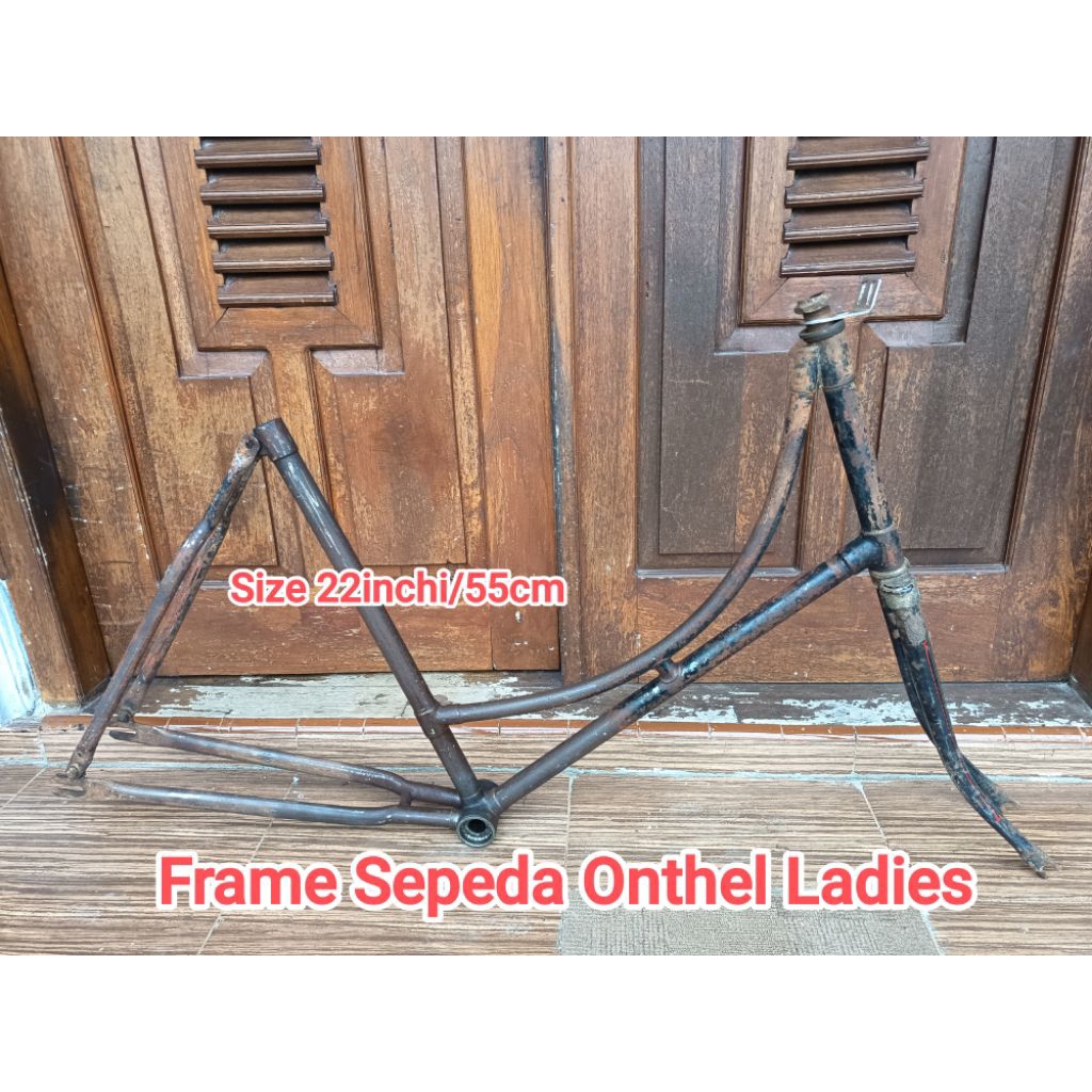 Frame Sepeda Onthel Cewek Size 22inchi