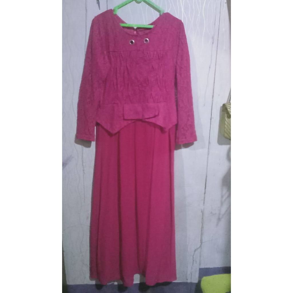 GAMIS SERUTI GAMIS ELEGAN GAMIS BERUKAT SERUTI