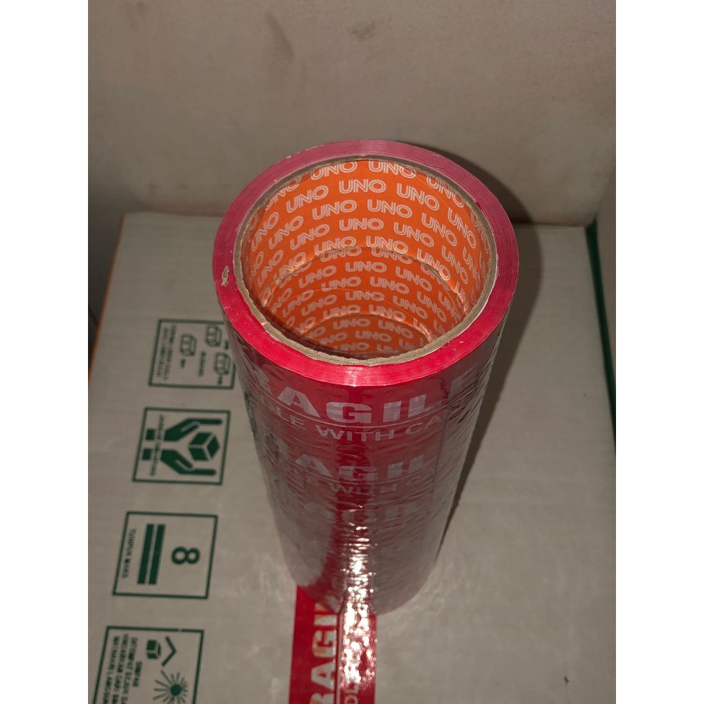 lakban fragile murah lakban uno fragile lakban antipecah merah lakban fragile merah murah lakban pac